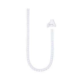 Nanocable 10.36.0001-W Organizador de Cables Flexible 25mm 1M Blanco