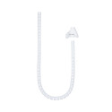 Nanocable 10.36.0001-W Organizador de Cables Flexible 25mm 1M Blanco
