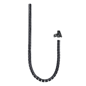 Nanocable 10.36.0002-BK Organizador de Cables Flexible 25mm 2M Negro