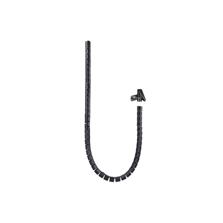 Nanocable 10.36.0002-BK Organizador de Cables Flexible 25mm 2M Negro