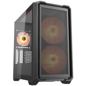Cougar MX600 Mini RGB Cristal Templado USB-C 3.2 Negro