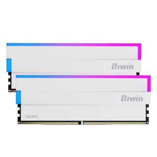 Biwin Opal DW100 DDR5 RGB 6000MHz 32GB 2x16GB CL30 Blanca